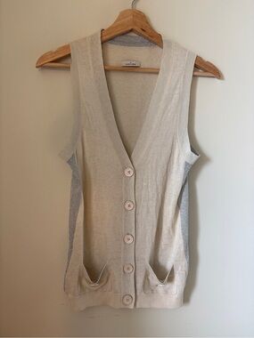 By Malene Birger silk/cotton knit vest size S